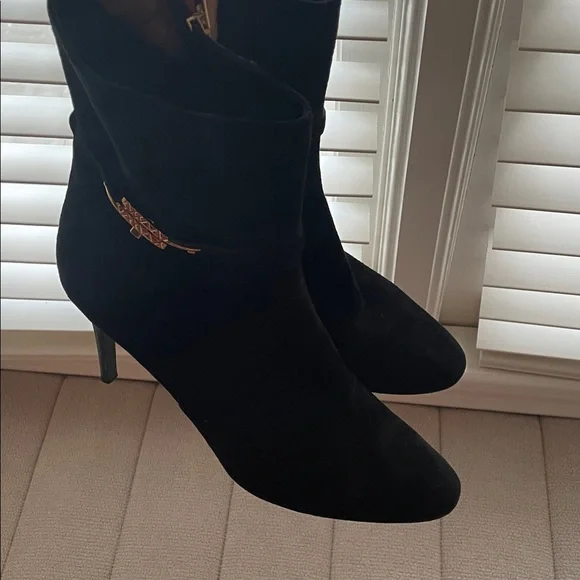Burberry Black Heeled Boots